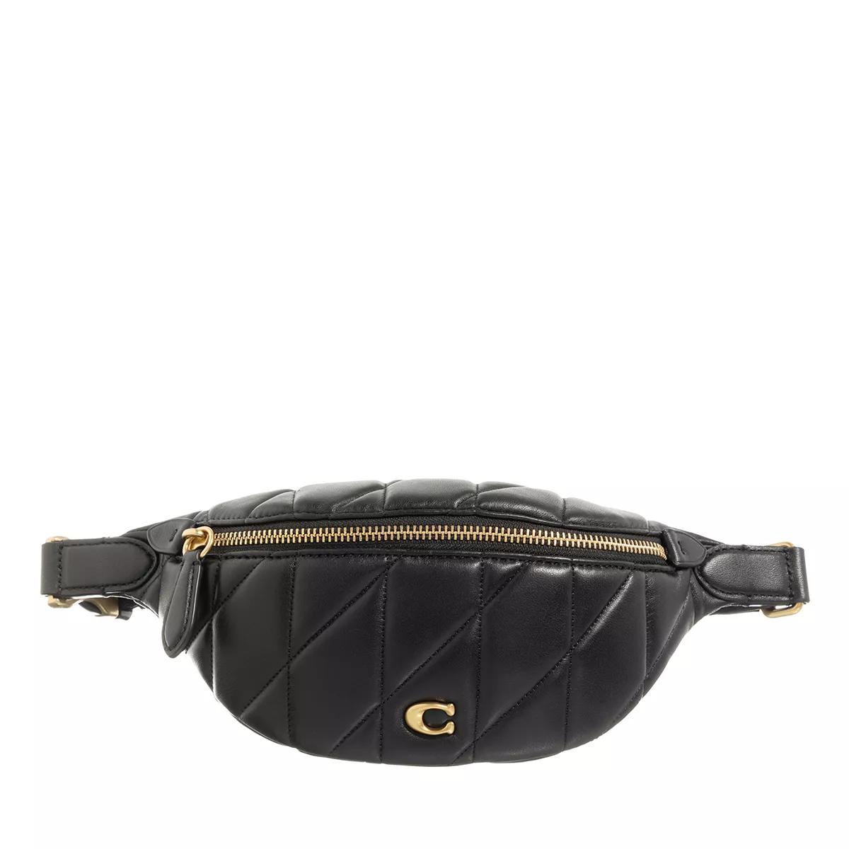 Coach Schultertasche - Quilted Pillow Leather Essential Belt Bag - Gr. ONE - in Schwarz - für Damen von Coach