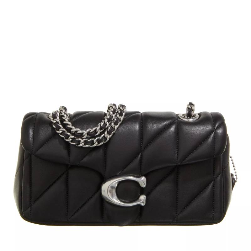 Coach Schultertasche - Quilted Tabby Shoulder Bag 20 With Chain - Gr. unisize - in Schwarz - für Damen von Coach