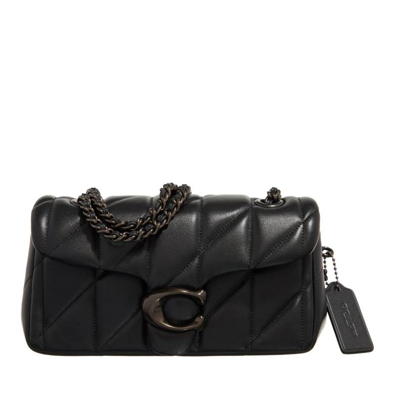 Coach Umhängetasche - Quilted Tabby Shoulder Bag 20 With Chain - Gr. unisize - in Schwarz - für Damen von Coach