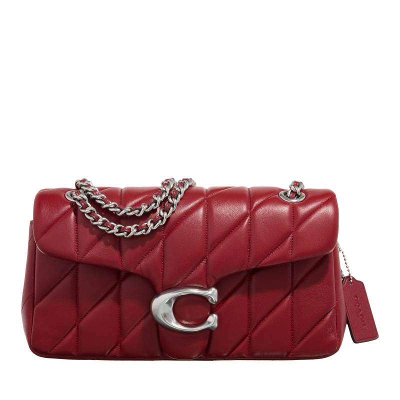 Coach Umhängetasche - Quilted Tabby Shoulder Bag 26 With Chain - Gr. unisize - in Rot - für Damen von Coach