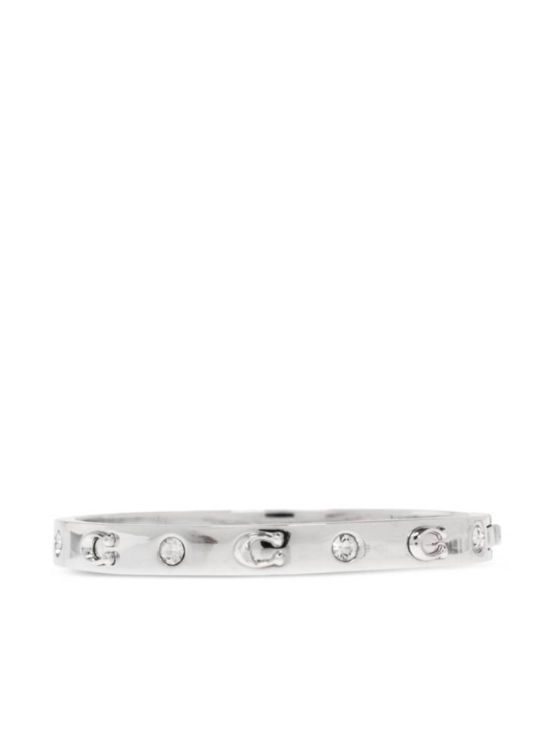 Coach crystal-embellishment bracelet - Silver von Coach