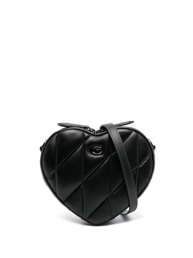 Coach heart-shape crossbody bag - Black von Coach