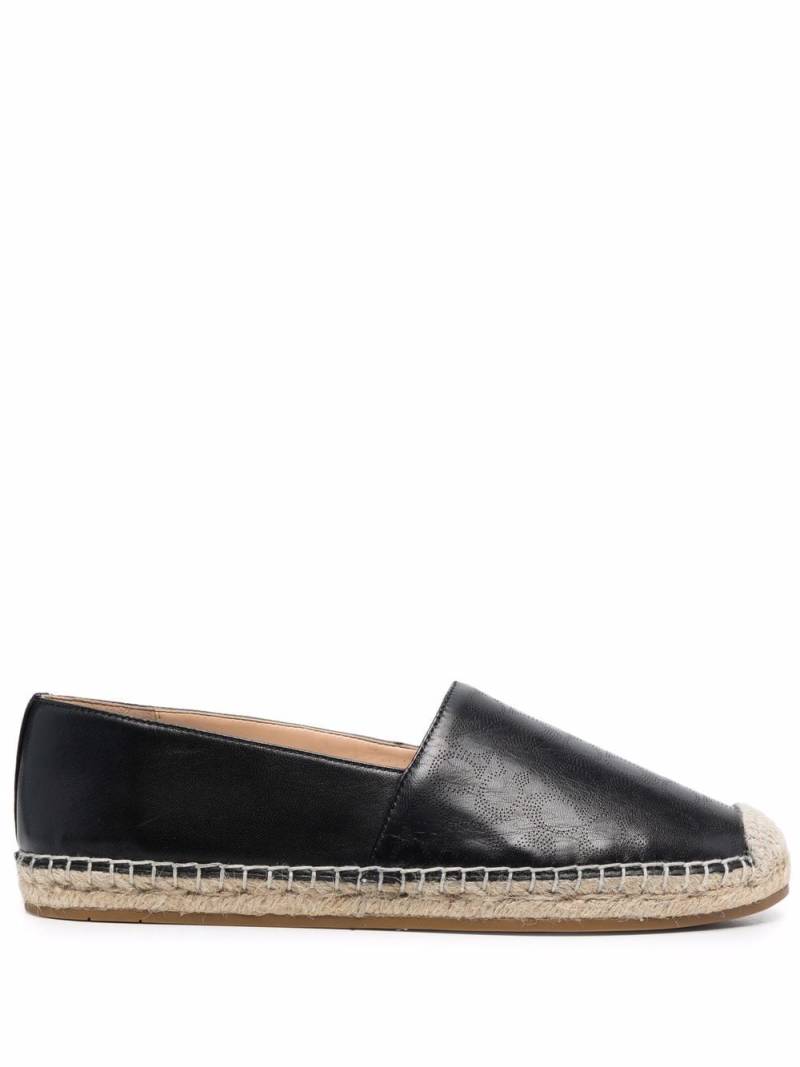 Coach leather round-toe espadrilles - Black von Coach