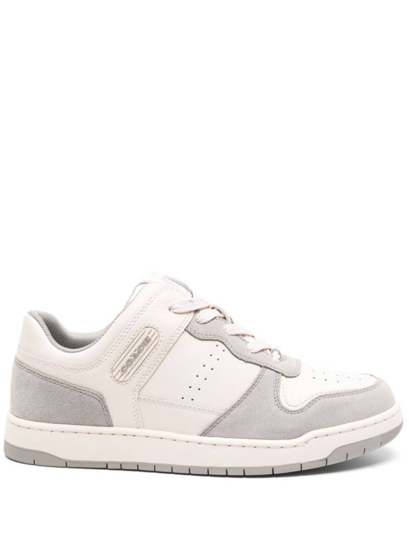 Coach panelled suede leather sneakers - Neutrals von Coach