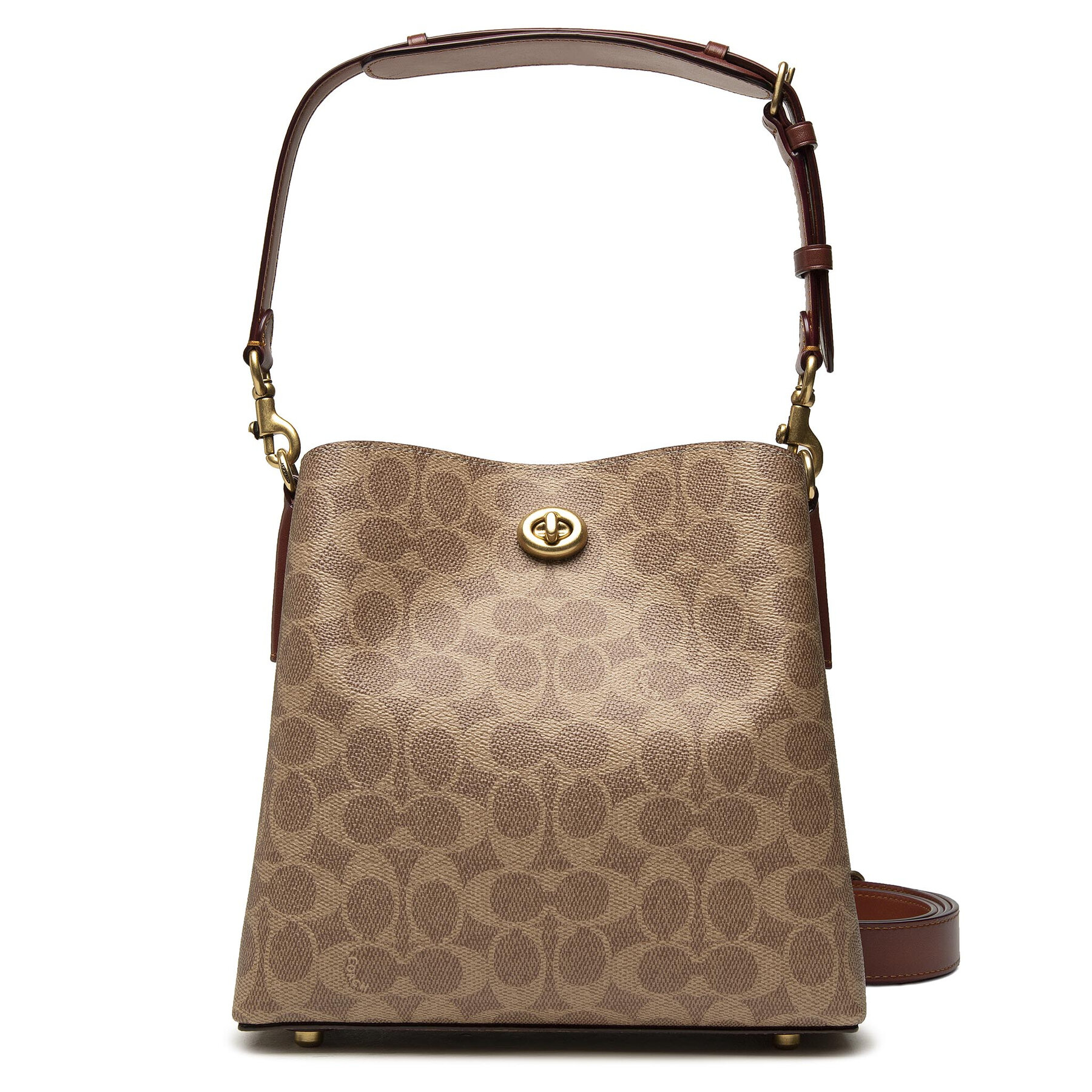 Handtasche Coach Cc Sig Wllw Bckt C3890 Braun Handtasche Coach Cc Sig Wllw Bckt C3890 Braun von Coach