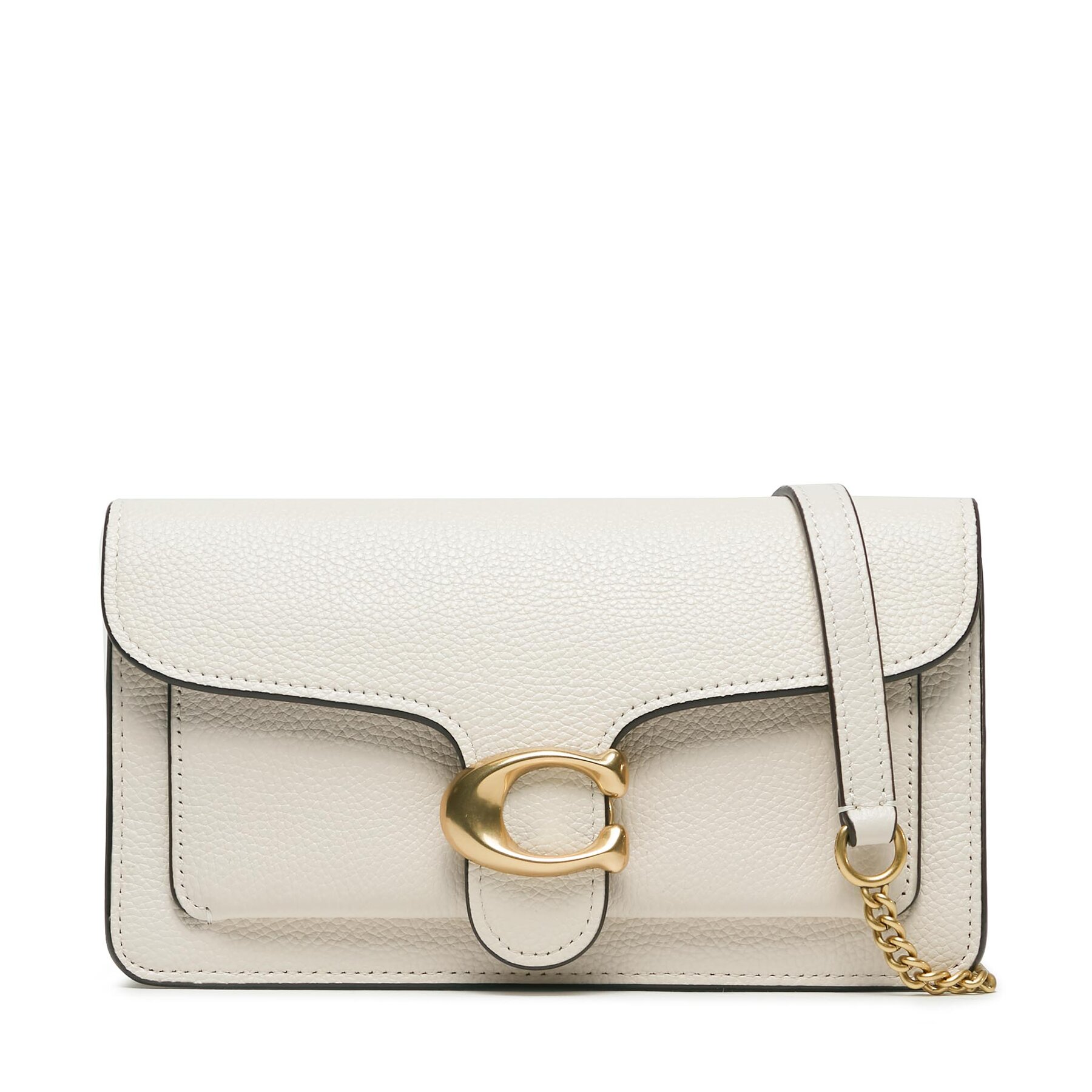 Handtasche Coach Pp Tbby Chn Cltch CE772 Écru Handtasche Coach Pp Tbby Chn Cltch CE772 Écru von Coach