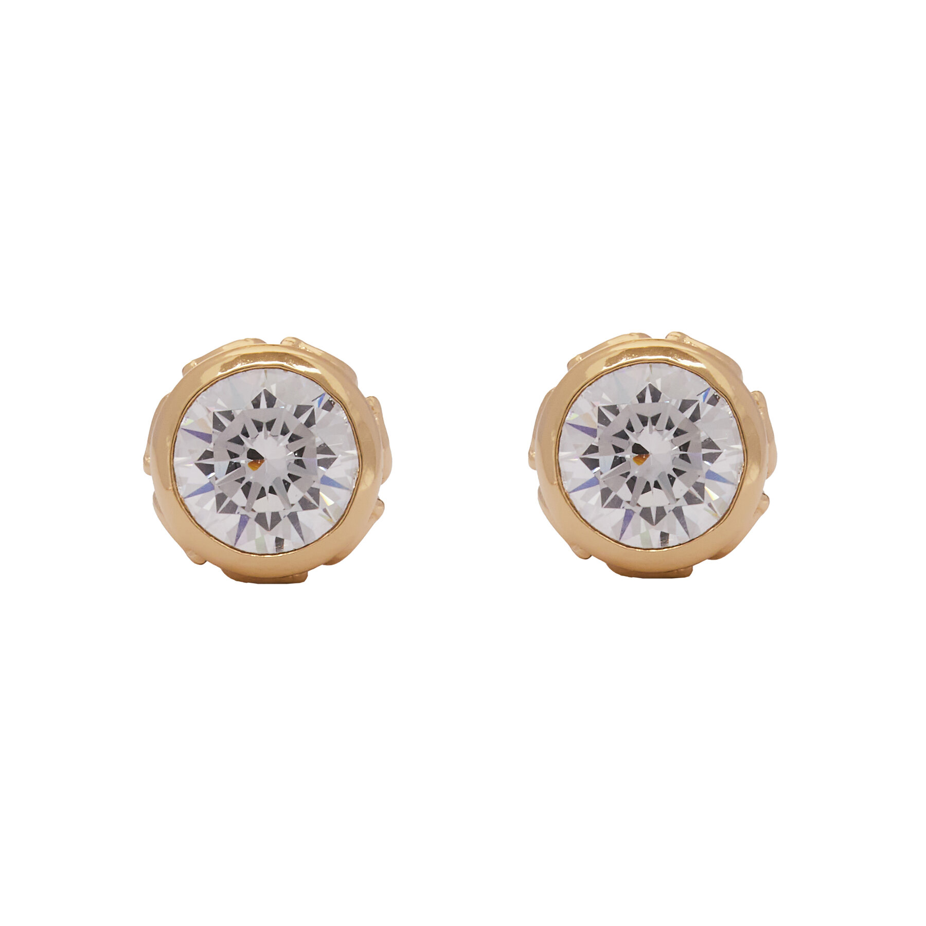 Ohrringe Coach Signature Stone Earrings 37423484GLD111 Goldfarben von Coach