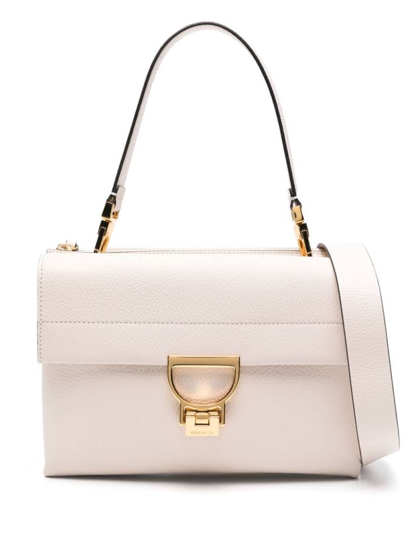 Coccinelle Arlettis leather shoulder bag - White von Coccinelle