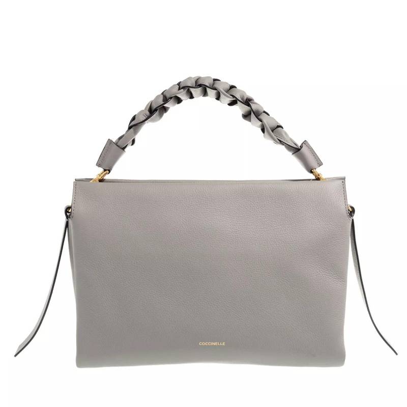 Coccinelle Handtasche - Boheme Grana Double - Gr. unisize - in Grau - für Damen von Coccinelle