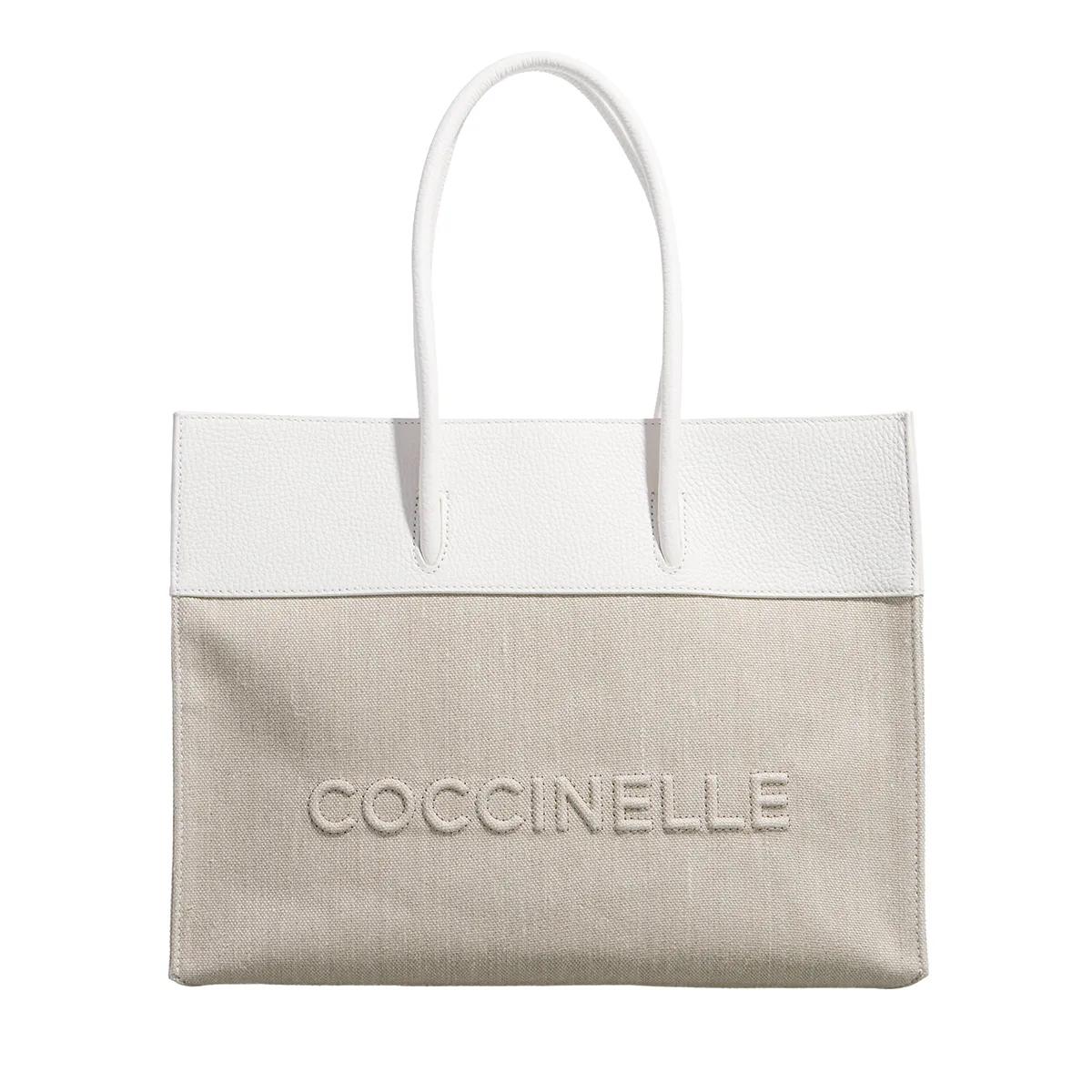 Coccinelle Handtasche - Coccinellemyrtha Canvas - Gr. unisize - in Weiß - für Damen von Coccinelle