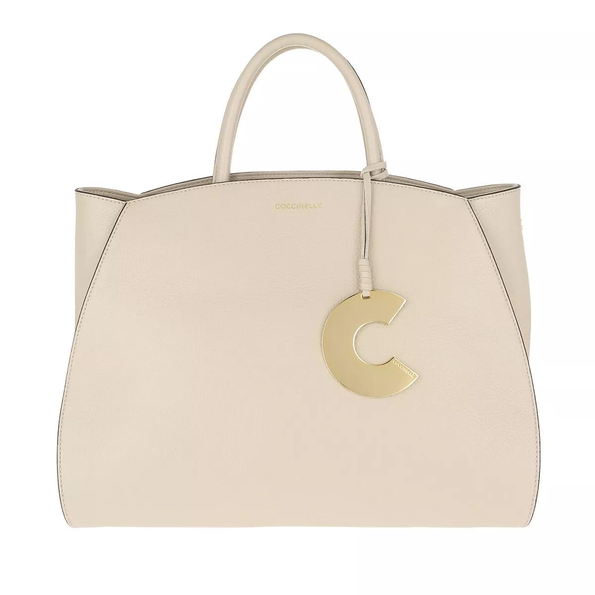 Coccinelle Handtasche - Concrete Shoulder Bag - Gr. unisize - in Beige - für Damen von Coccinelle