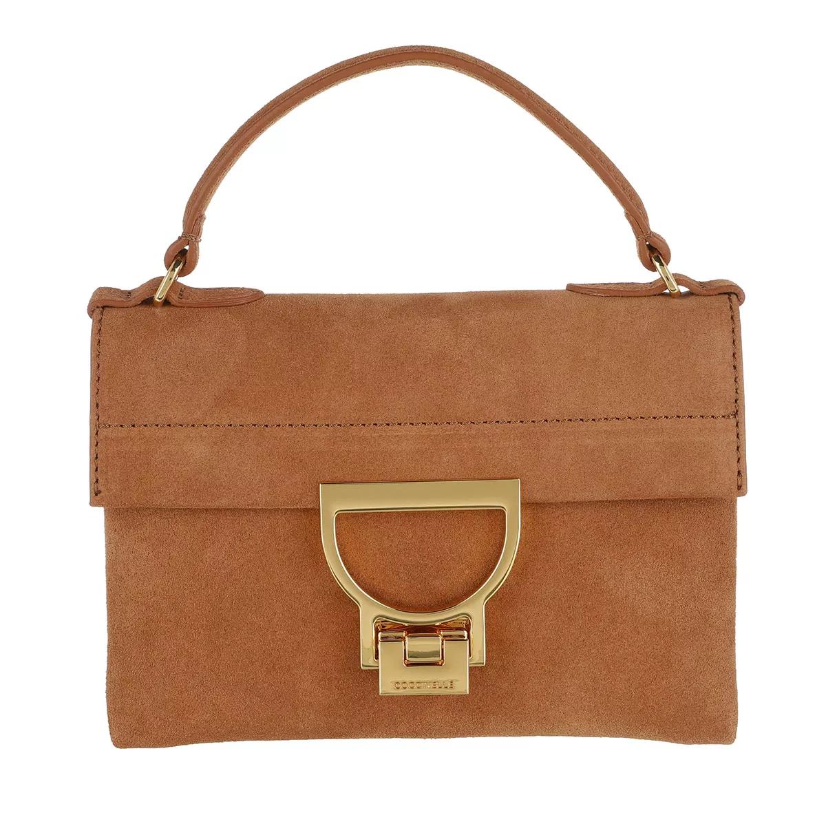 Coccinelle Handtasche - Mignon Suede Mini Bag - Gr. unisize - in Braun - für Damen von Coccinelle