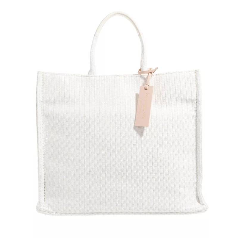 Coccinelle Handtasche - Never Without B.Straw Mon - Gr. unisize - in Creme - für Damen von Coccinelle