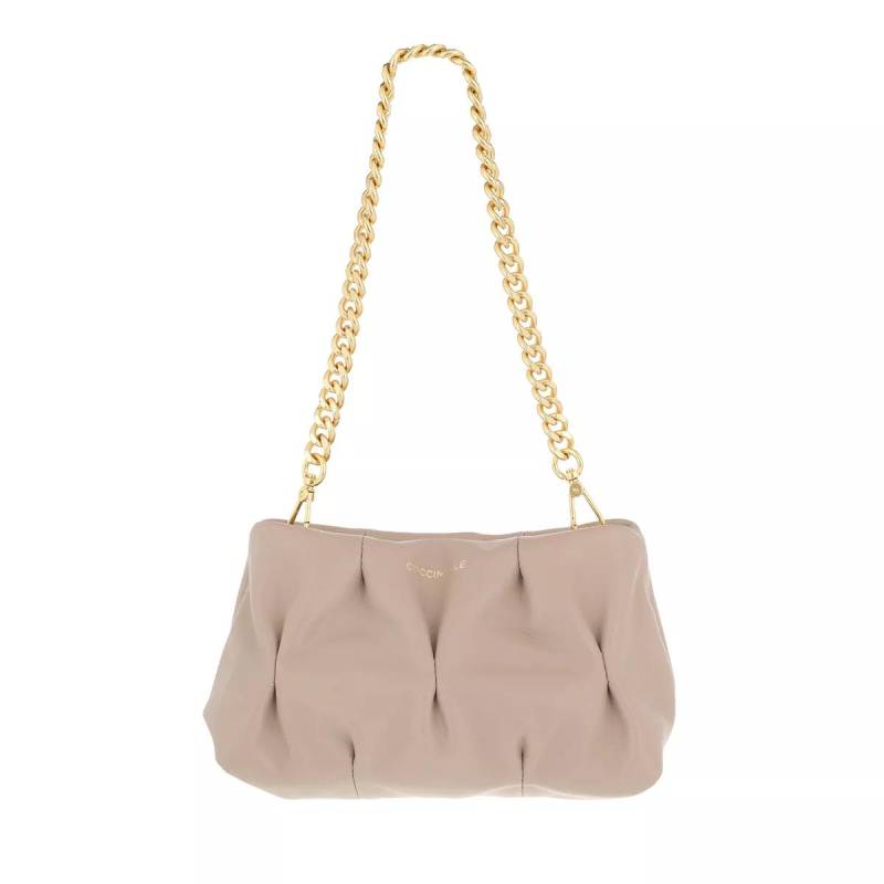 Coccinelle Handtasche - Ophelie Goodie Handbag Smooth Calf Leather Soft - Gr. unisize - in Beige - für Damen von Coccinelle