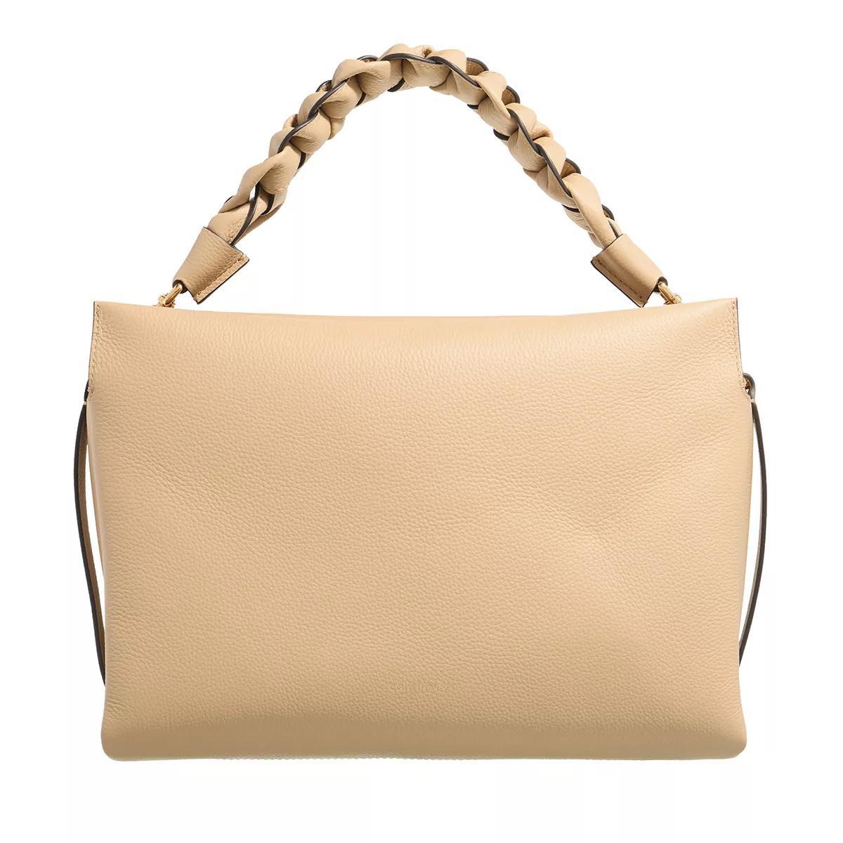 Coccinelle Henkeltasche - Boheme Grana Double Handbag - Gr. unisize - in Beige - für Damen von Coccinelle