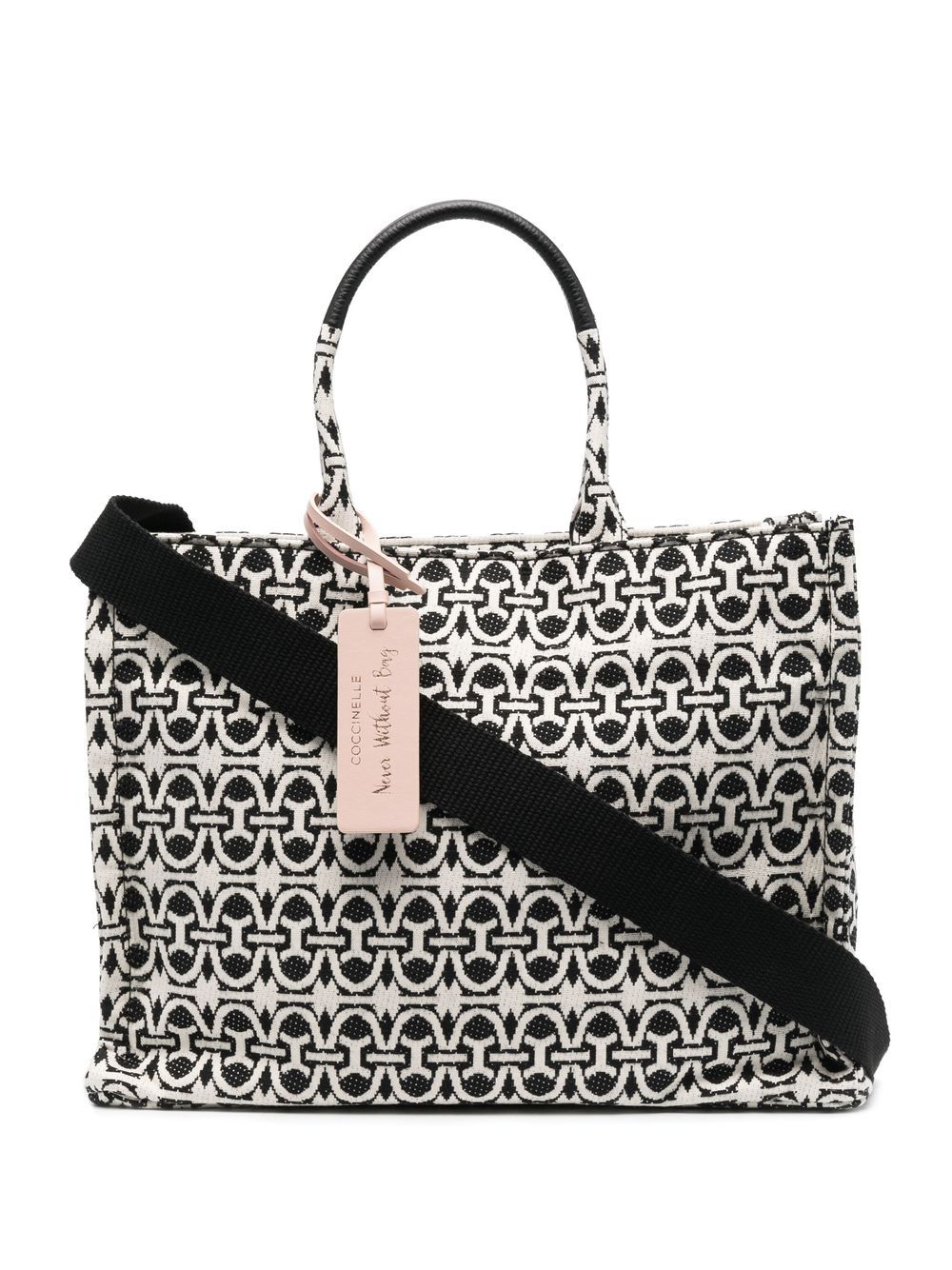 Coccinelle Never Without monogram tote bag - Black von Coccinelle