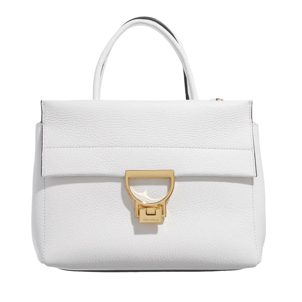 Coccinelle Schultertasche - Arlettis Signature - Gr. unisize - in Creme - für Damen von Coccinelle