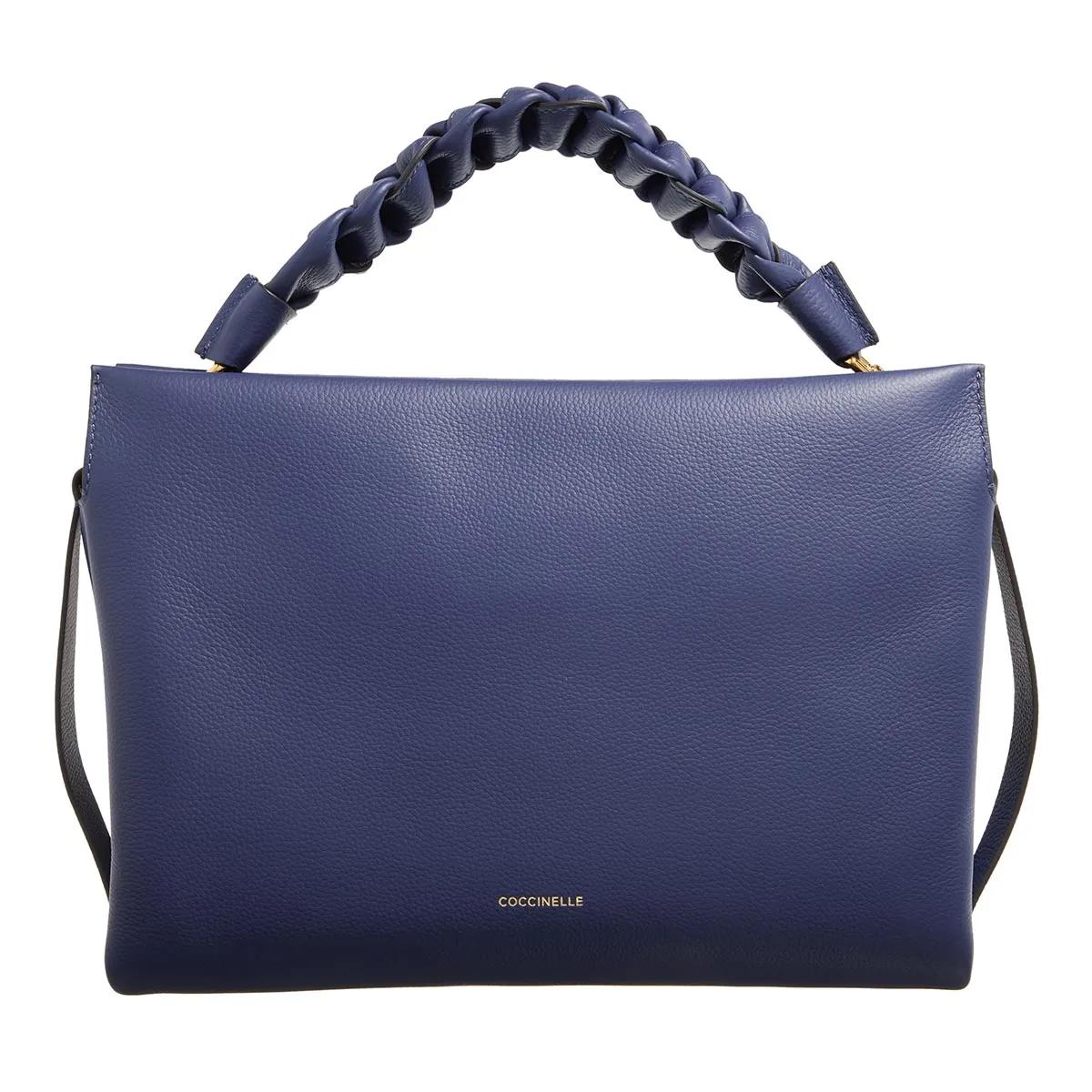 Coccinelle Schultertasche - Boheme Grana Double - Gr. unisize - in Blau - für Damen von Coccinelle