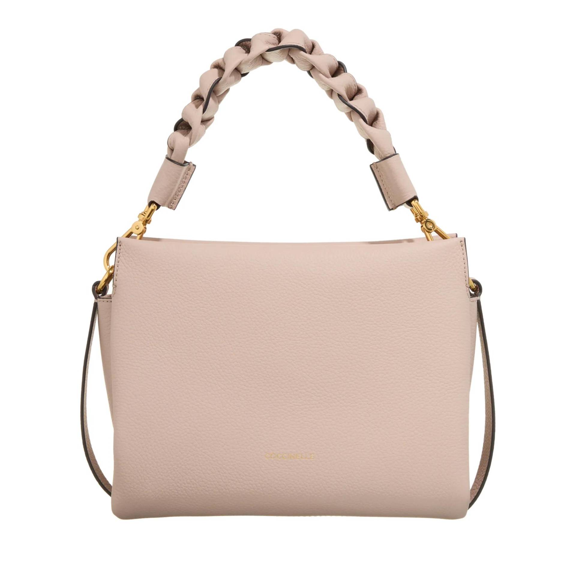 Coccinelle Schultertasche - Boheme Grana Double - Gr. unisize - in Rosa - für Damen von Coccinelle