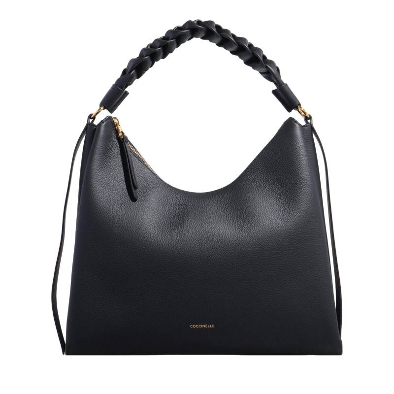 Coccinelle Schultertasche - Boheme Grana Double - Gr. unisize - in Schwarz - für Damen von Coccinelle