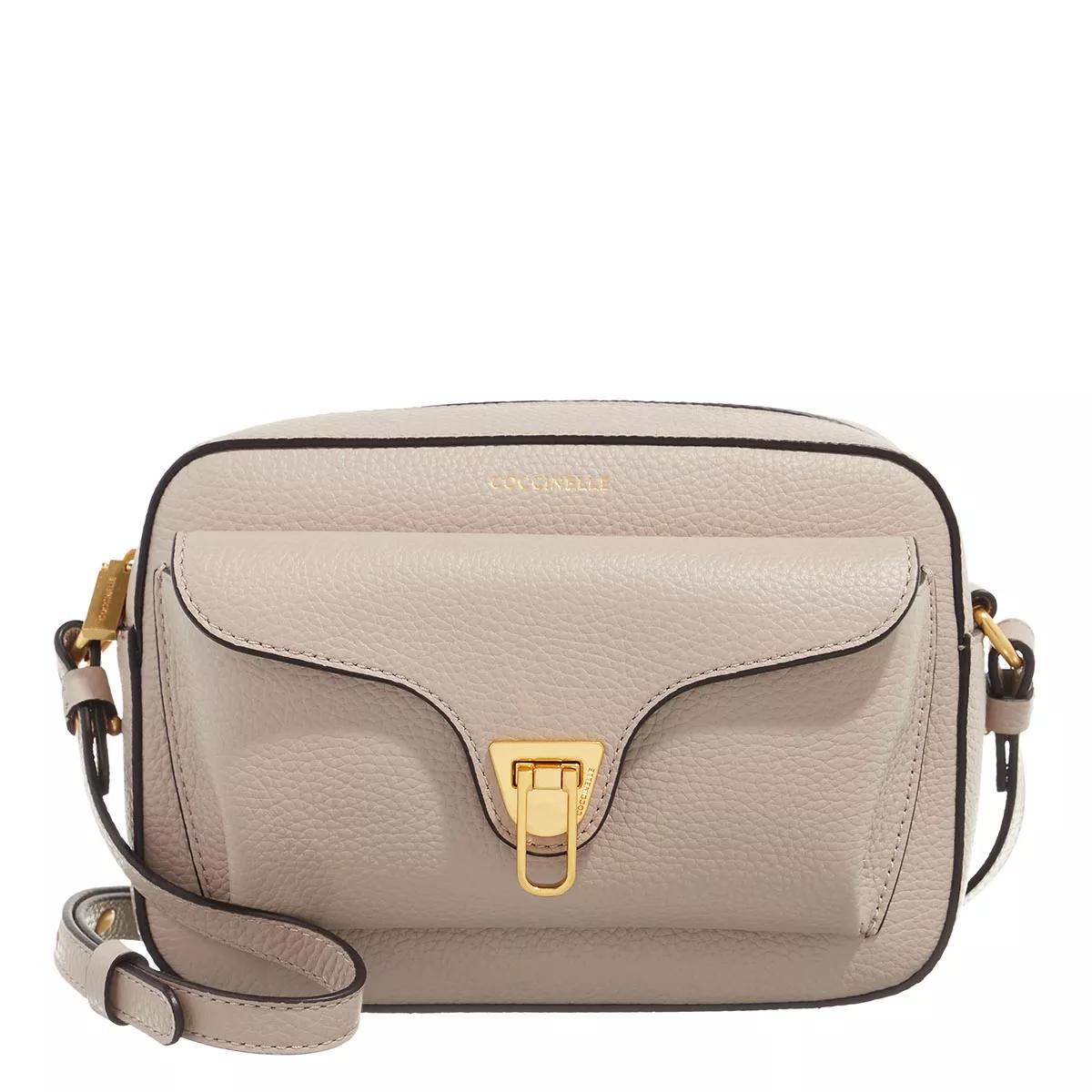 Coccinelle Schultertasche - Coccinelle Beat Soft - Gr. unisize - in Beige - für Damen von Coccinelle