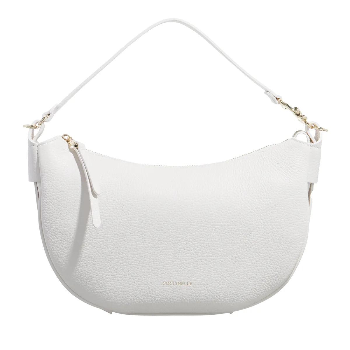 Coccinelle Schultertasche - Coccinelle C-Easy - Gr. unisize - in Weiß - für Damen von Coccinelle