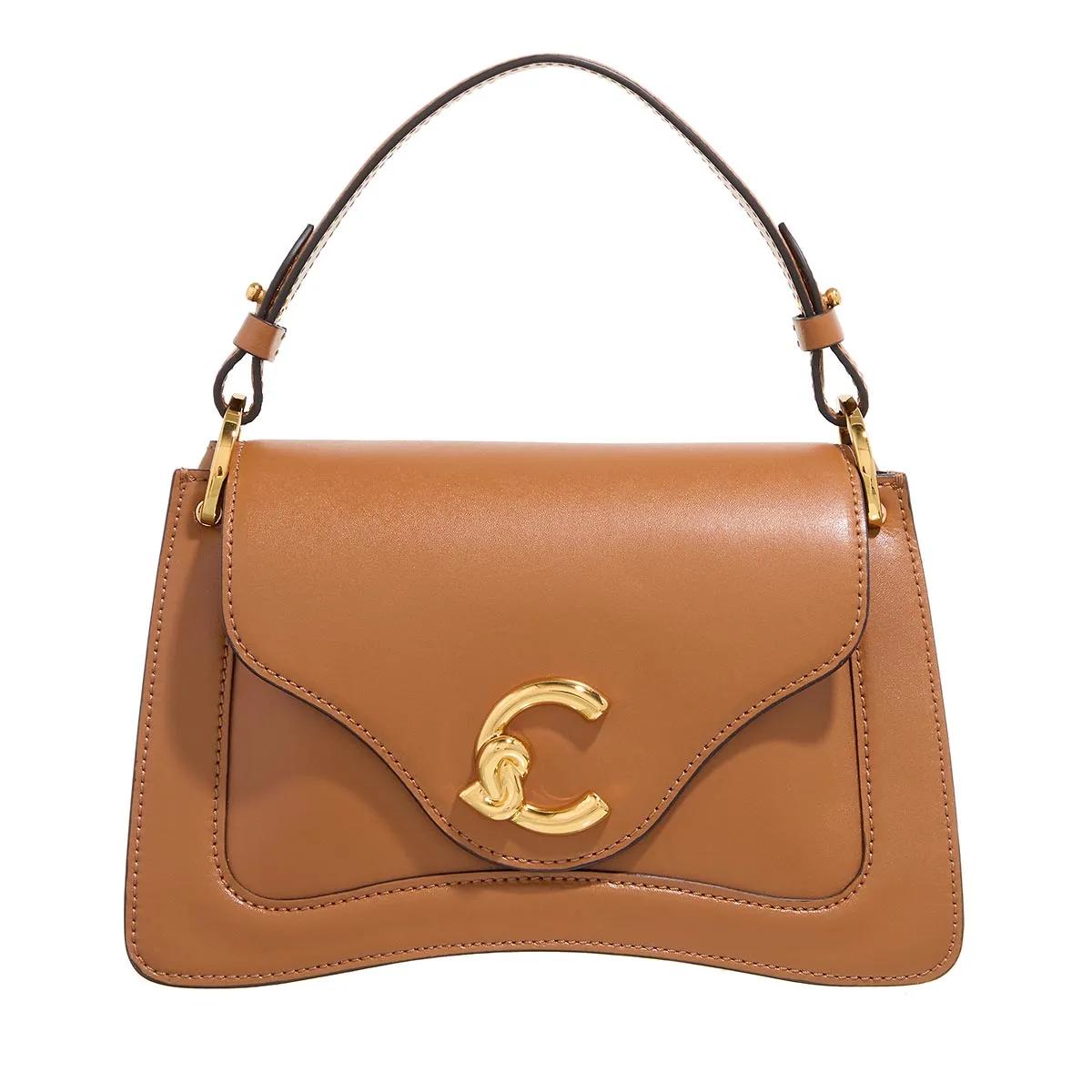 Coccinelle Schultertasche - Coccinelle C-Me Calf Cock - Gr. unisize - in Braun - für Damen von Coccinelle