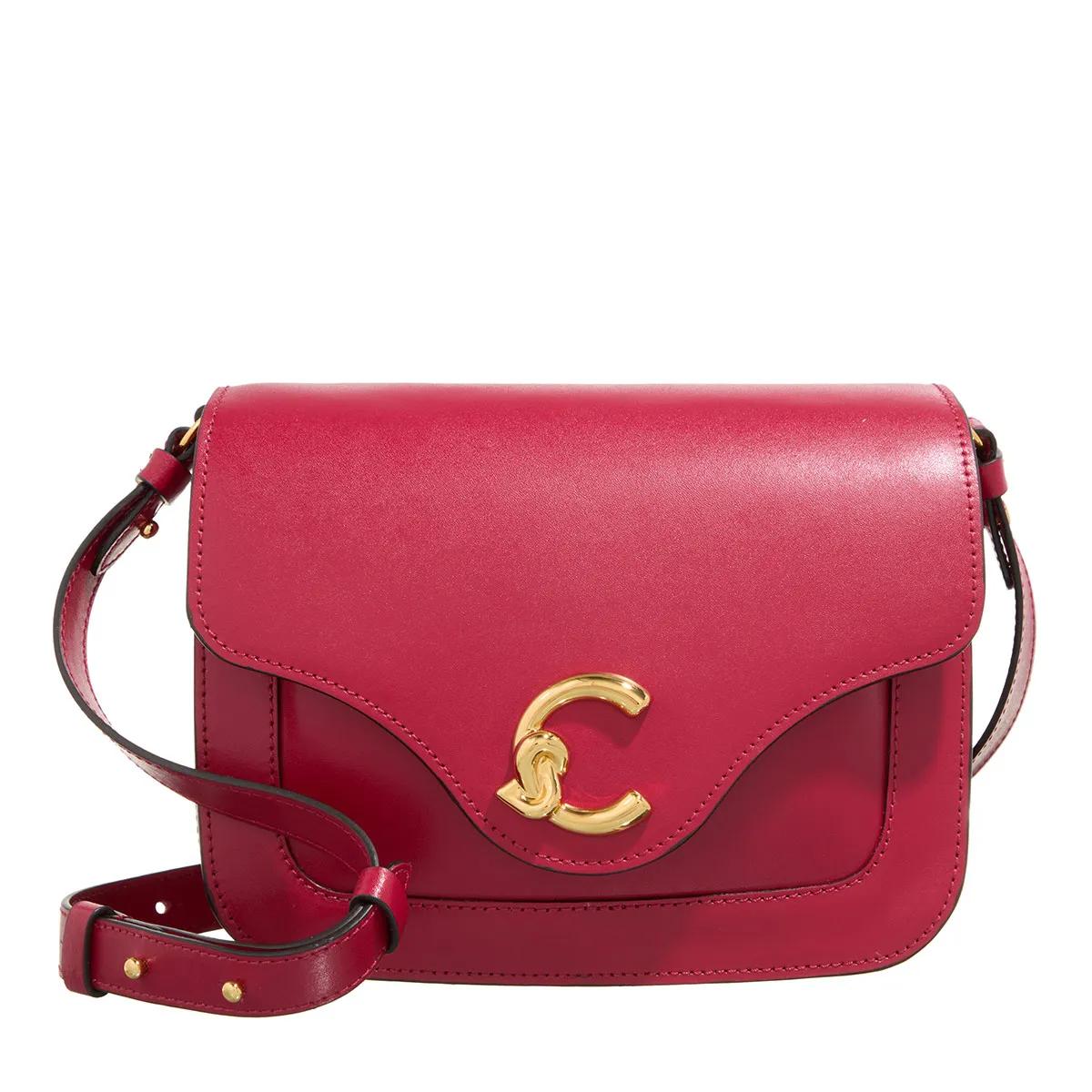 Coccinelle Schultertasche - Coccinelle C-Me Calf Cock - Gr. unisize - in Rot - für Damen von Coccinelle