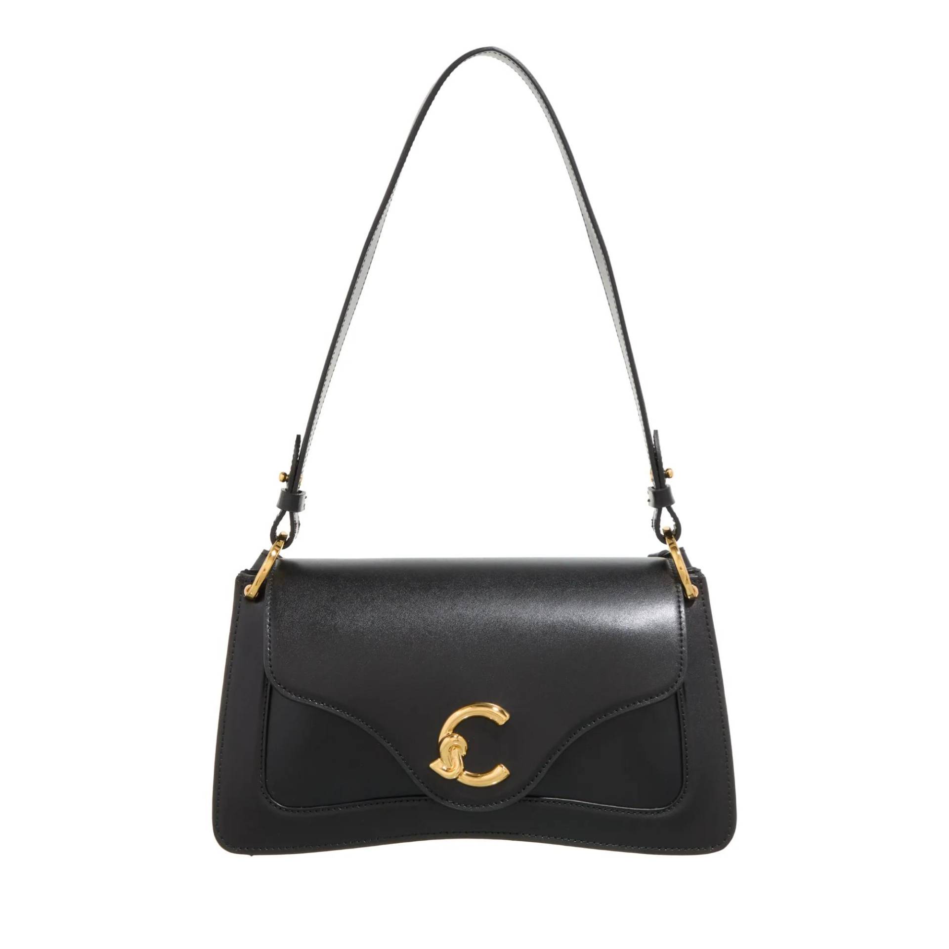 Coccinelle Schultertasche - Coccinelle C-Me Calf Cock - Gr. unisize - in Schwarz - für Damen von Coccinelle