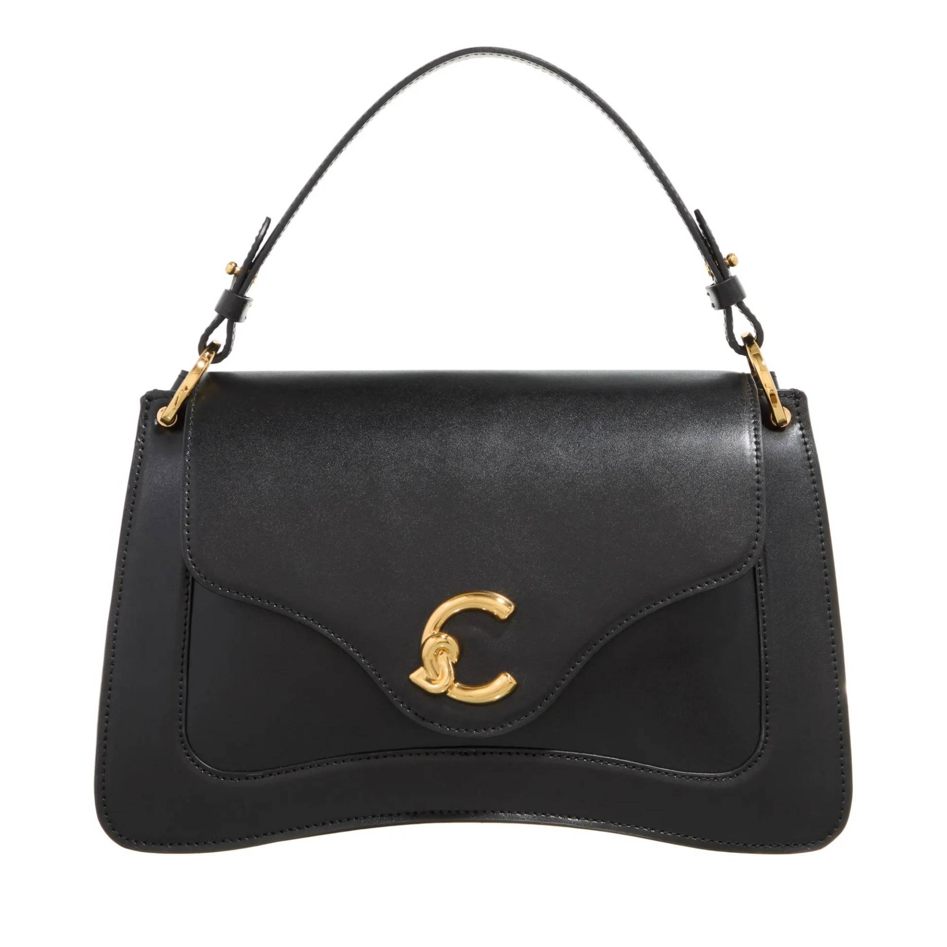 Coccinelle Schultertasche - Coccinelle C-Me Calf Cock - Gr. unisize - in Schwarz - für Damen von Coccinelle