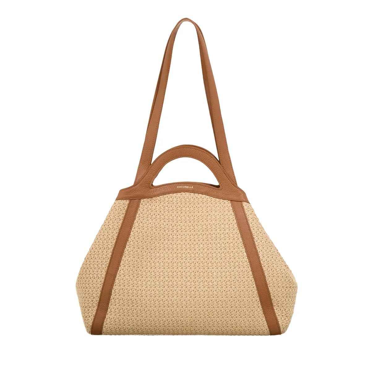 Coccinelle Schultertasche - Coccinelleamalia Croch.St - Gr. unisize - in Beige - für Damen von Coccinelle