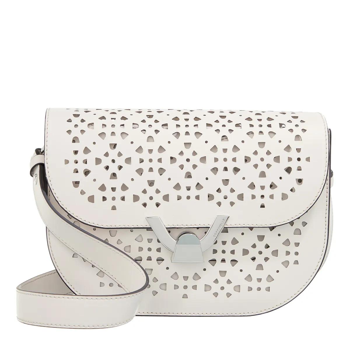 Coccinelle Schultertasche - Coccinelledew Cow.Perf. - Gr. unisize - in Creme - für Damen von Coccinelle