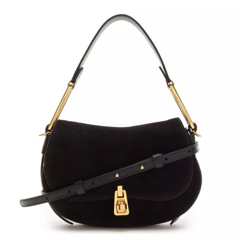 Coccinelle Schultertasche - Coccinellemagie Suede Bim - Gr. unisize - in Schwarz - für Damen von Coccinelle