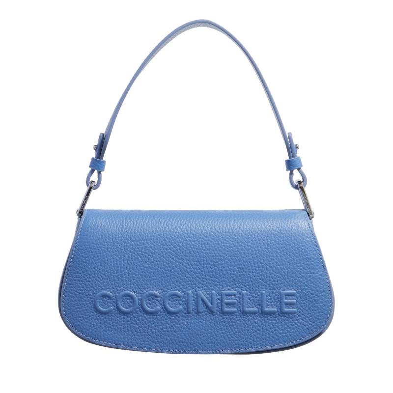 Coccinelle Schultertasche - Coccinellemyrtha Maxi Log - Gr. unisize - in Blau - für Damen von Coccinelle