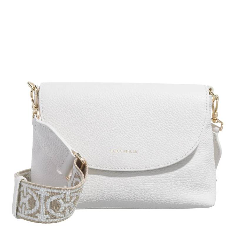 Coccinelle Schultertasche - Coccinellepaulina - Gr. unisize - in Creme - für Damen von Coccinelle