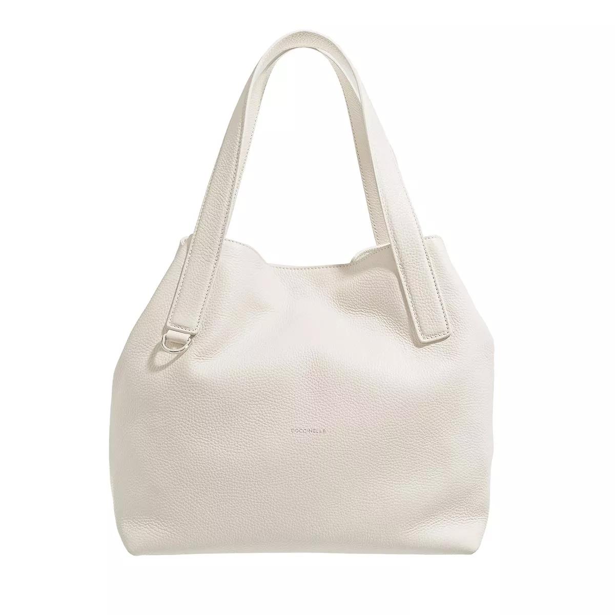 Coccinelle Schultertasche - New Mila - Gr. unisize - in Creme - für Damen von Coccinelle