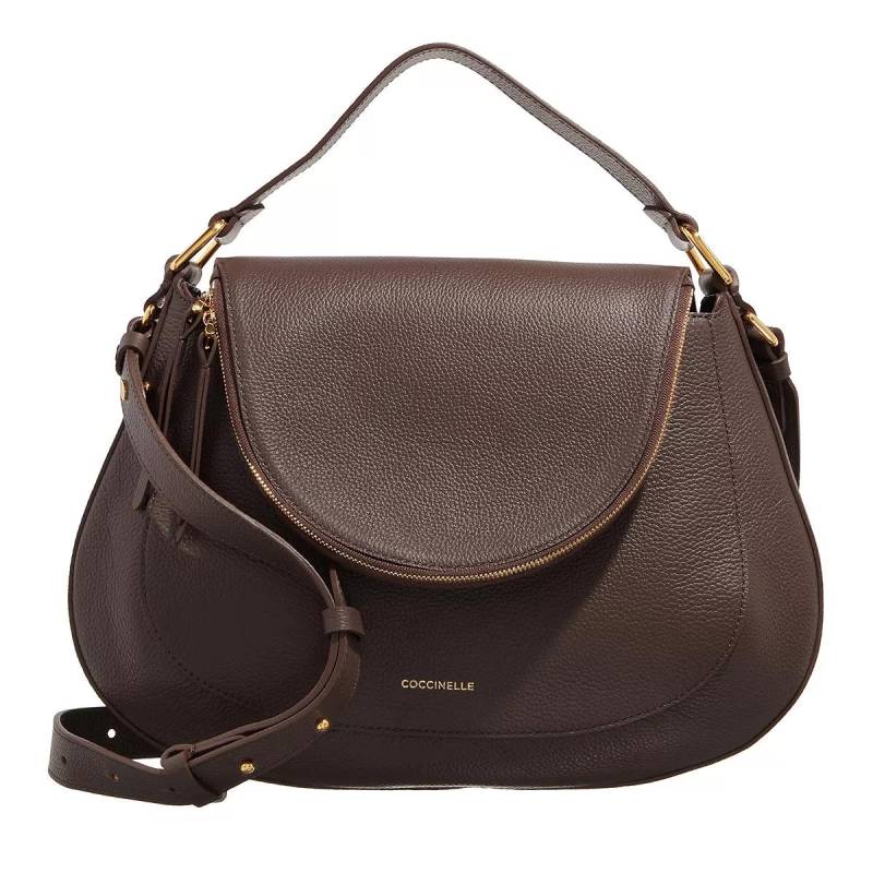 Coccinelle Schultertasche - Sole - Gr. unisize - in Braun - für Damen von Coccinelle