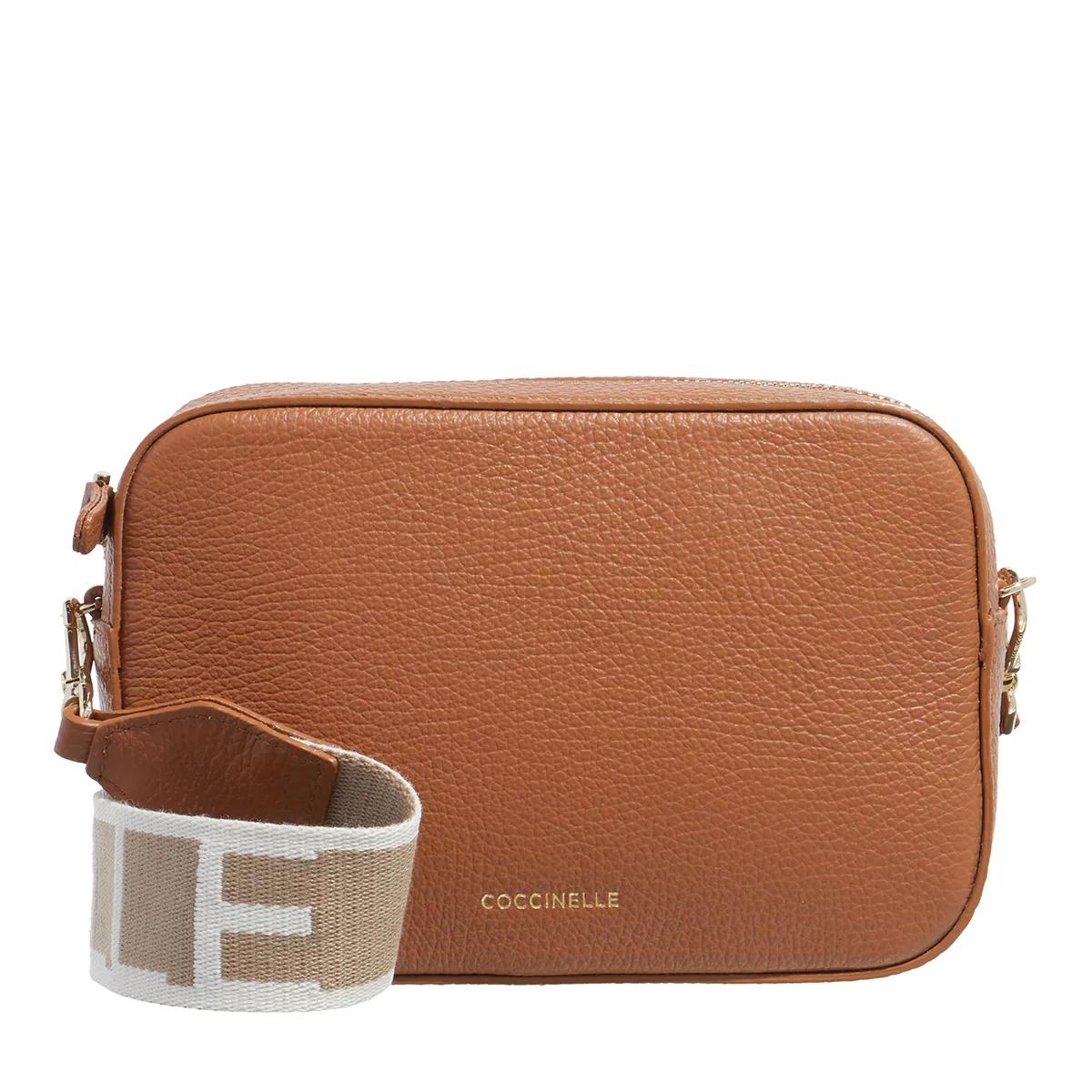 Coccinelle Schultertasche - Tebe - Gr. unisize - in Braun - für Damen von Coccinelle