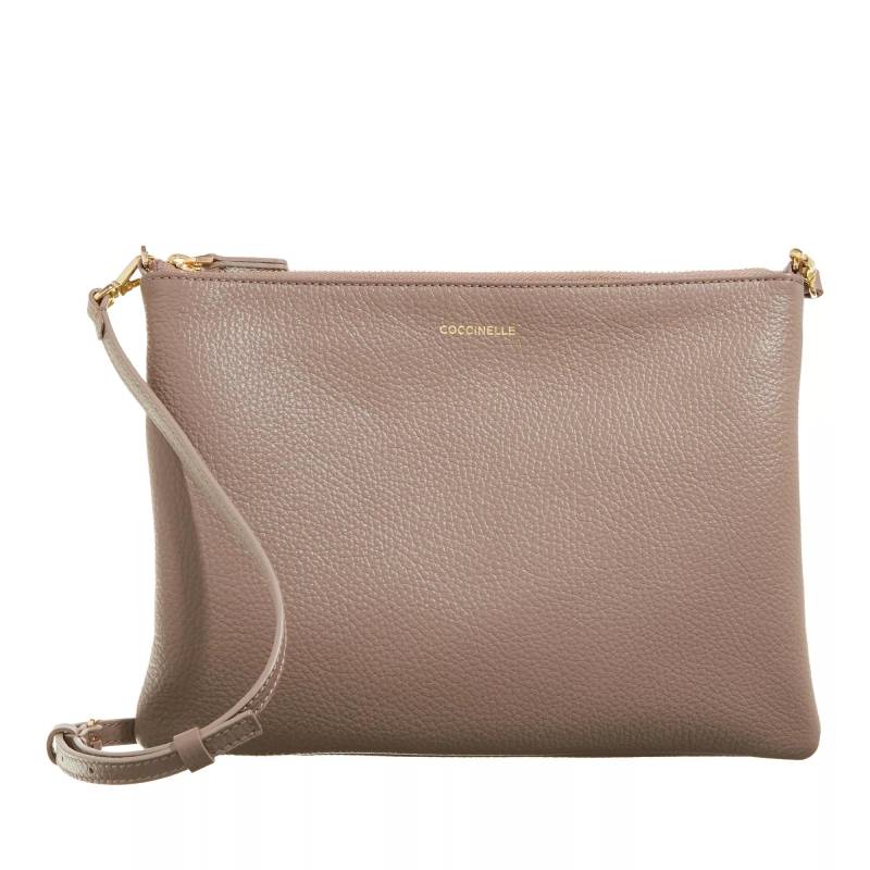 Coccinelle Schultertasche - Best Crossbody - Gr. unisize - in Taupe - für Damen von Coccinelle