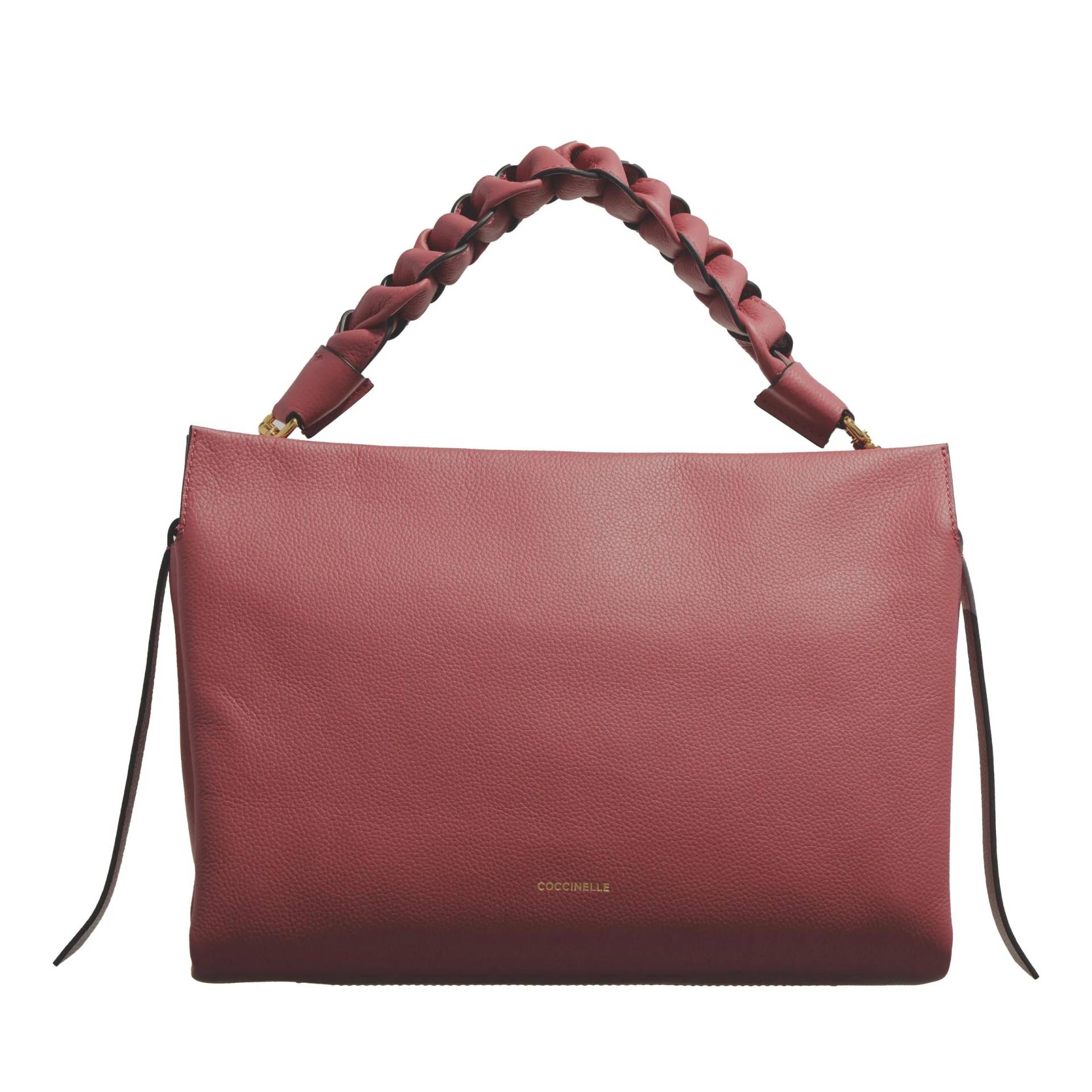 Coccinelle Schultertasche - Boheme Grana Double - Gr. unisize - in Rosa - für Damen von Coccinelle