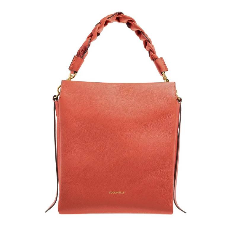 Coccinelle Schultertasche - Boheme Grana Double - Gr. unisize - in Rot - für Damen von Coccinelle