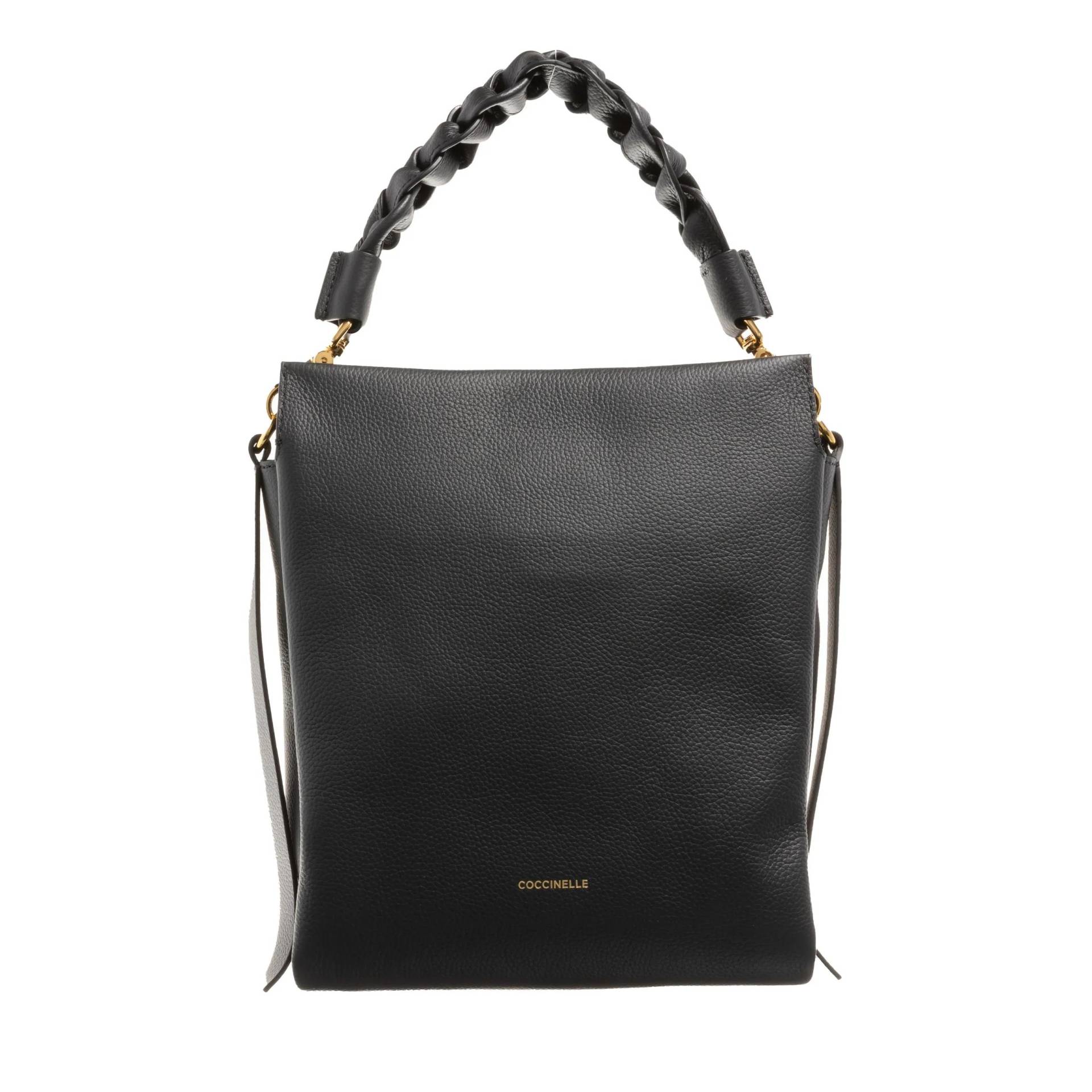 Coccinelle Schultertasche - Boheme Grana Double - Gr. unisize - in Schwarz - für Damen von Coccinelle