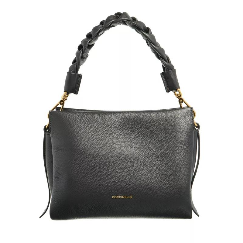 Coccinelle Schultertasche - Boheme Grana Double - Gr. unisize - in Schwarz - für Damen von Coccinelle