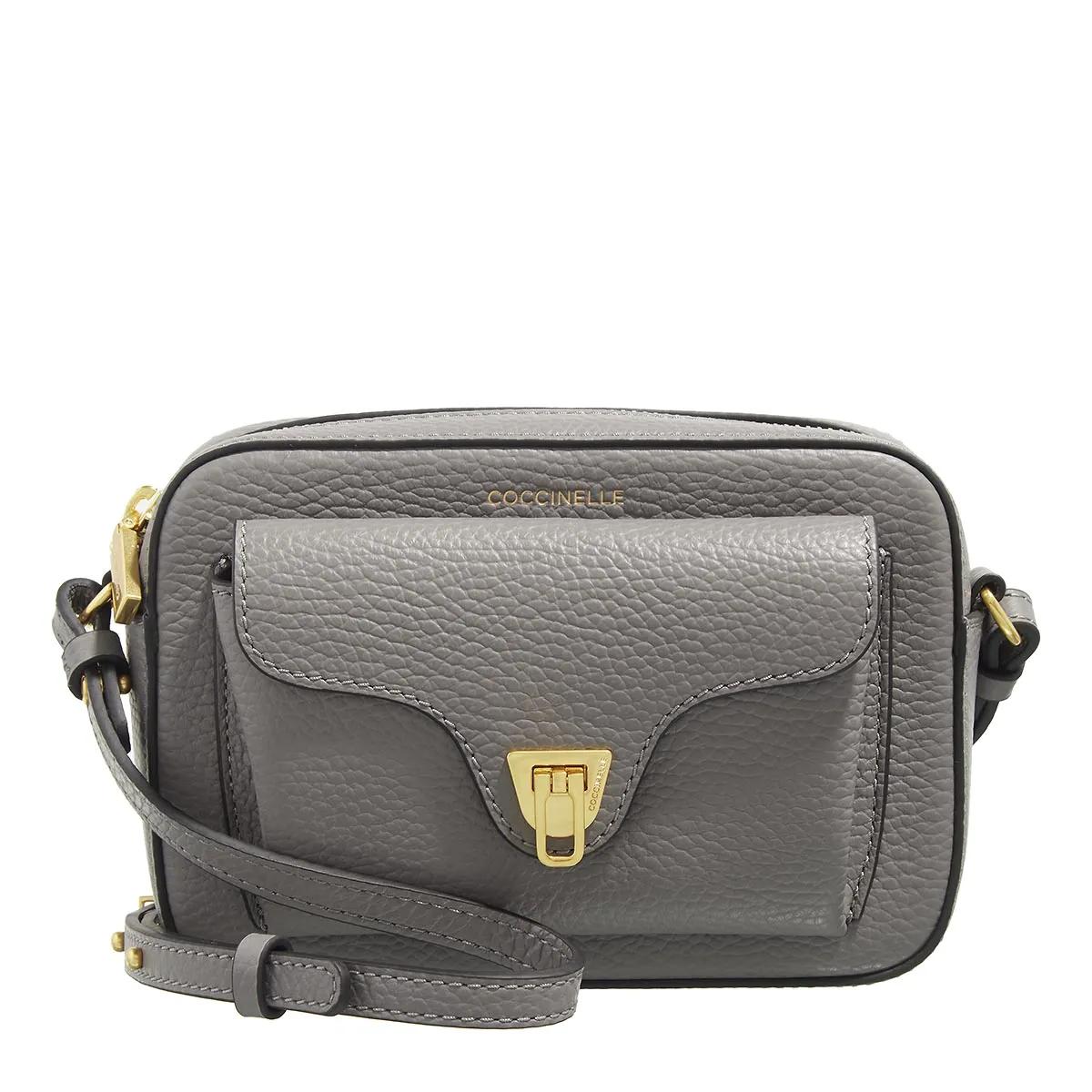 Coccinelle Schultertasche - Coccinelle Beat Soft - Gr. unisize - in Grau - für Damen von Coccinelle