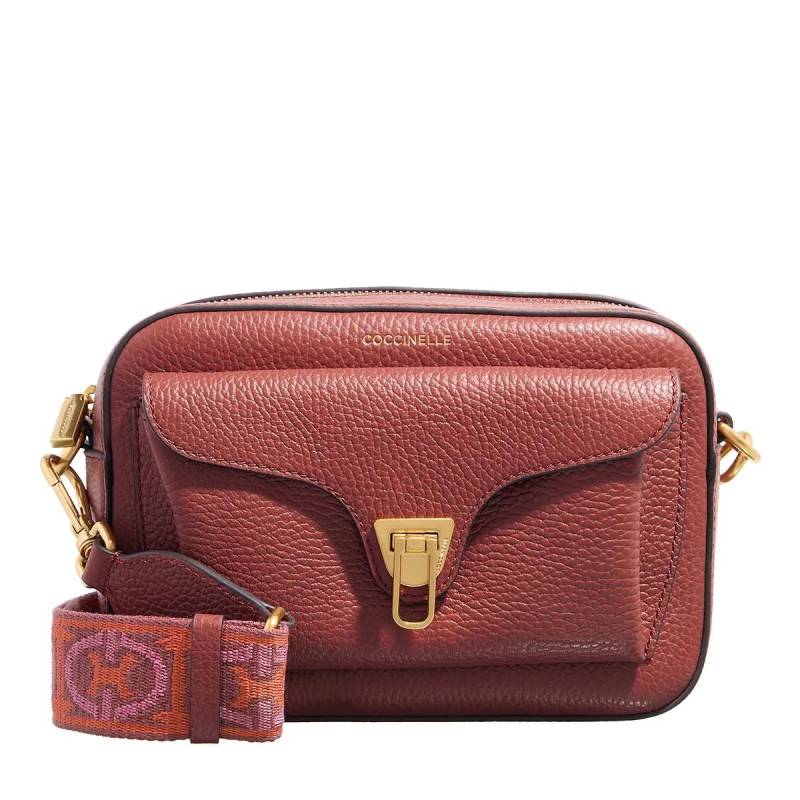 Coccinelle Schultertasche - Coccinelle Beat Soft Ribb - Gr. unisize - in Braun - für Damen von Coccinelle