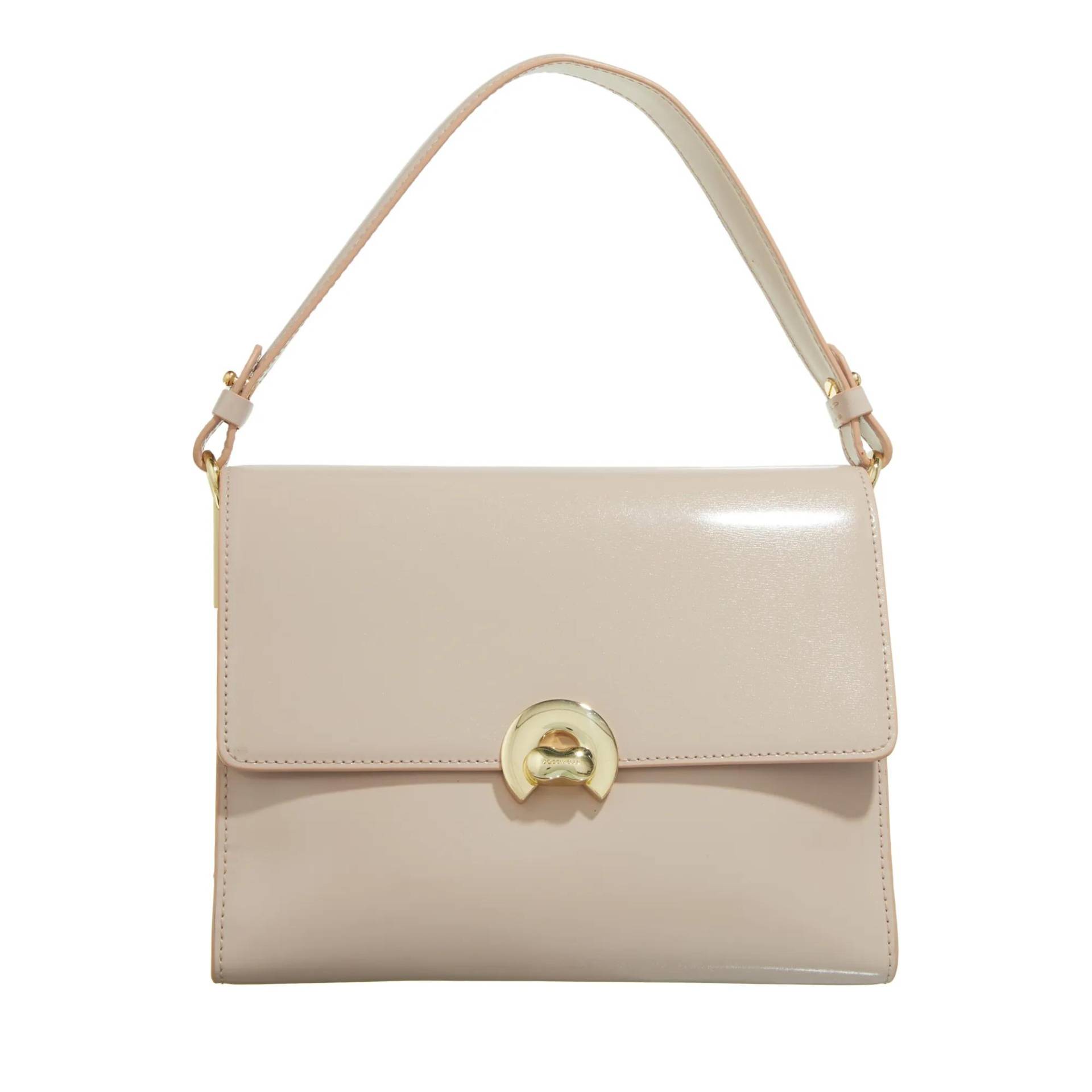 Coccinelle Schultertasche - Coccinellebinxie Shiny Ca - Gr. unisize - in Taupe - für Damen von Coccinelle