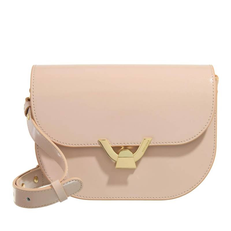 Coccinelle Umhängetasche - Coccinelledew Shiny Calf - Gr. unisize - in Beige - für Damen von Coccinelle