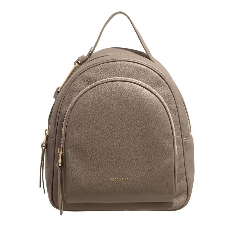 Coccinelle Schultertasche - Coccinellemalory - Gr. unisize - in Taupe - für Damen von Coccinelle