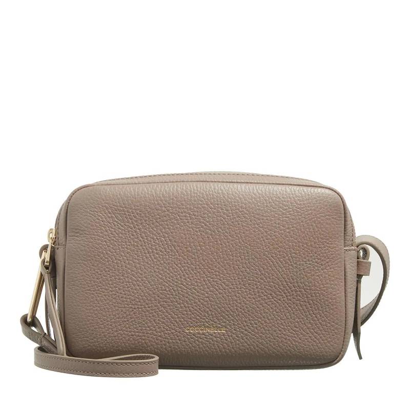 Coccinelle Schultertasche - Coccinellemalory - Gr. unisize - in Taupe - für Damen von Coccinelle