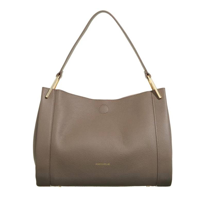 Coccinelle Schultertasche - Coccinellewallace - Gr. unisize - in Taupe - für Damen von Coccinelle